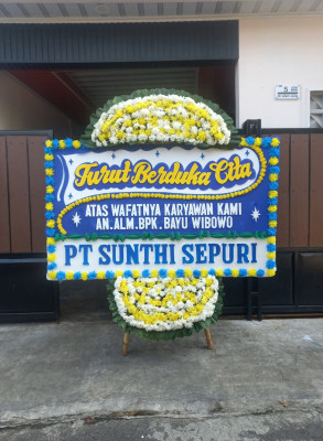 Papan Bunga Duka di Sosopan